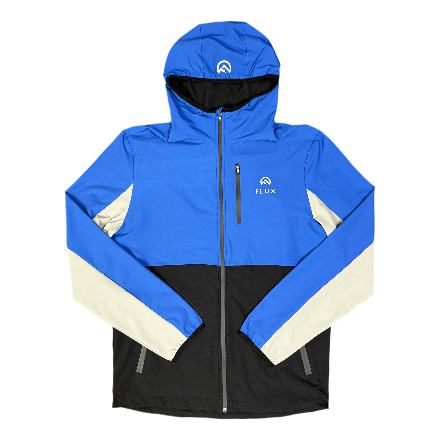 Flux Versatility Tracksuit Jacket - Black/Cobalt/Grey