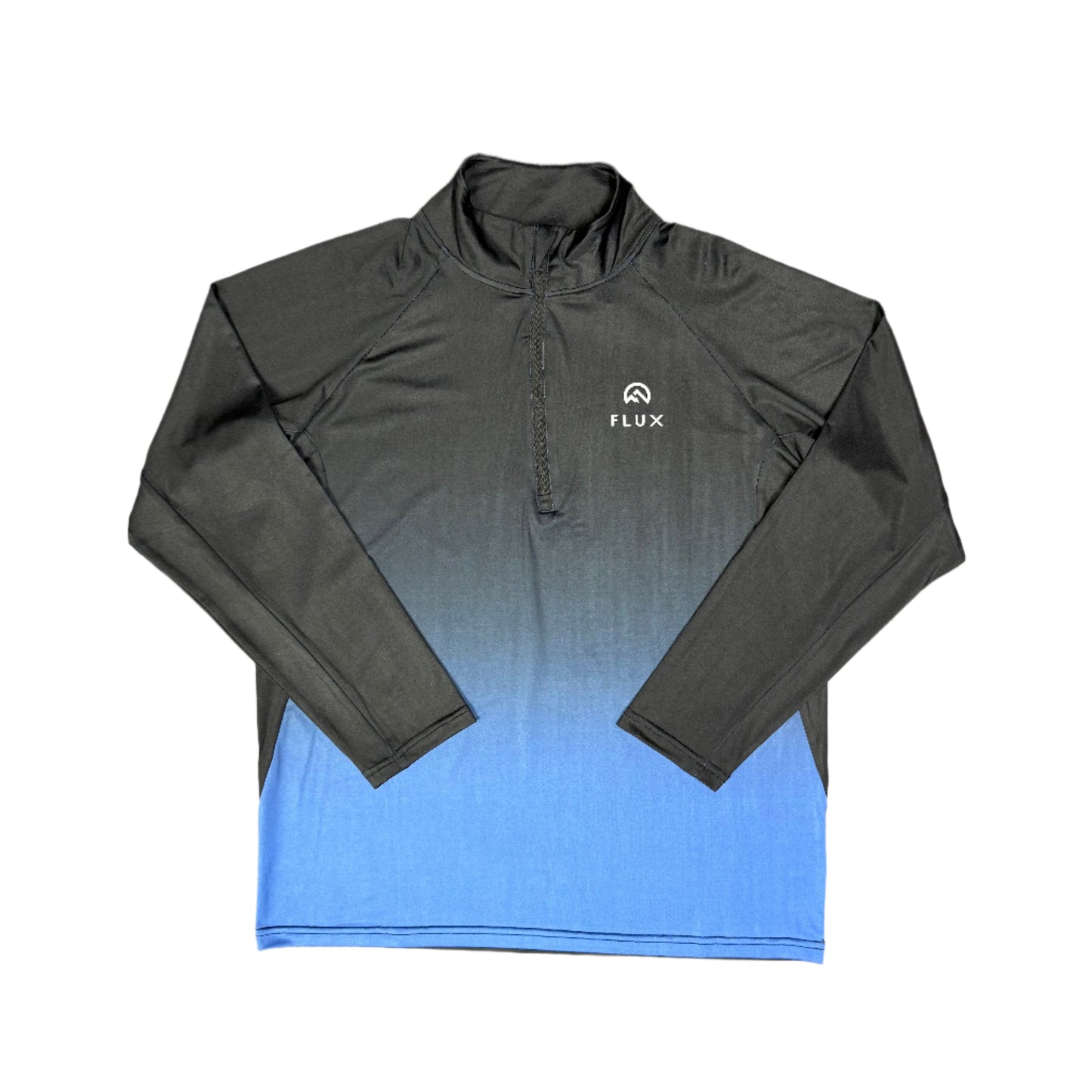 Flux Gradient 1/4 Zip - Black/Cobalt